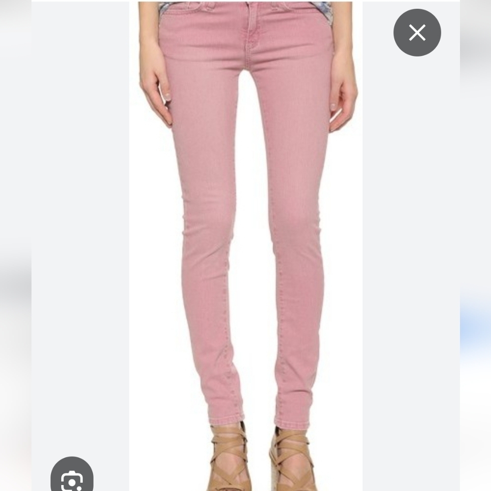 IRO JEANS PINK Narkyce Skinny in Old Pink JEANS Old Pink Size 25 - Picture 2 of 16